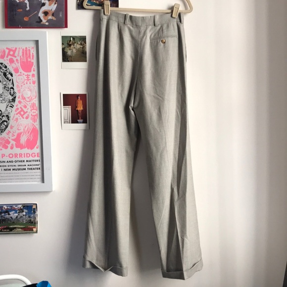 🔥Vintage 70s Hermès wool wide leg trouser - Picture 2 of 7